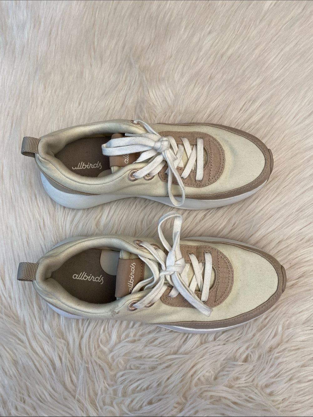 Allbirds Courier Stony Cream/Rugged Beige Sneakers, Size 8 - Picture 8 of 16